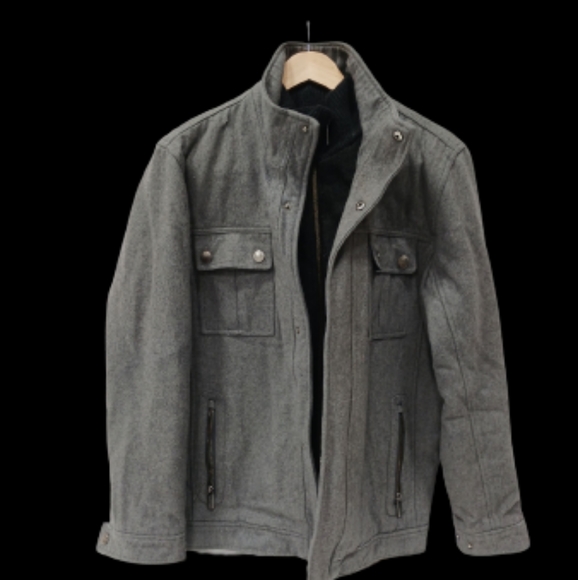 *Michael Kors Wool Blend Mens Jacket - Picture 1 of 9